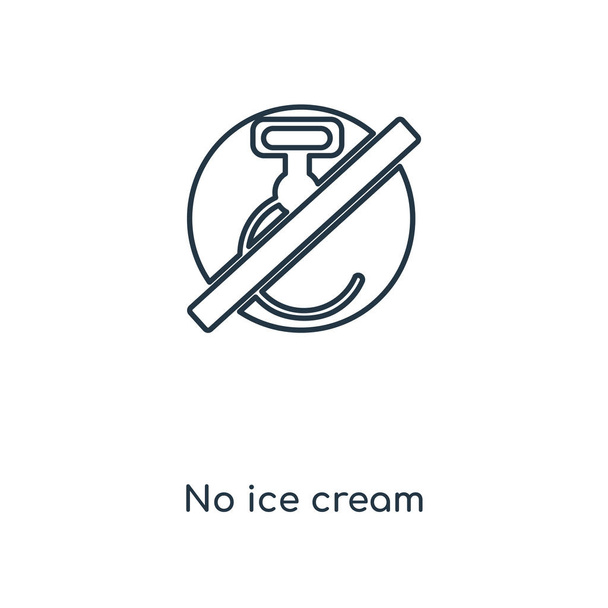 κανένα εικονίδιο παγωτό σε μοντέρνα στυλ σχεδιασμού. κανένα εικονίδιο παγωτό που απομονώνονται σε λευκό φόντο. κανένα παγωτό διάνυσμα εικονίδιο απλή και μοντέρνα επίπεδη σύμβολο για την ιστοσελίδα, λογότυπο, mobile app, Ui. κανένα εικονίδιο εικονογράφηση φορέα παγωτό, Eps10. - Διάνυσμα, εικόνα