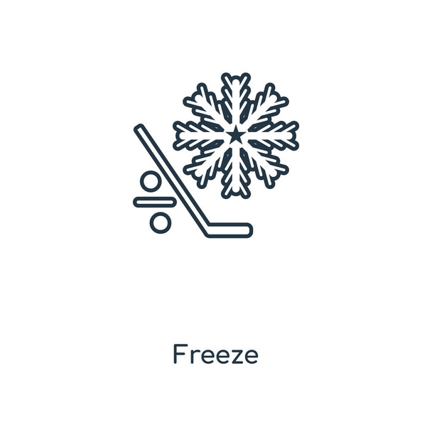 icona freeze in stile di design alla moda. icona congelare isolato su sfondo bianco. congelare icona vettoriale semplice e moderno simbolo piatto per il sito web, mobile, logo, app, UI. congelare icona vettoriale illustrazione, EPS10
. - Vettoriali, immagini