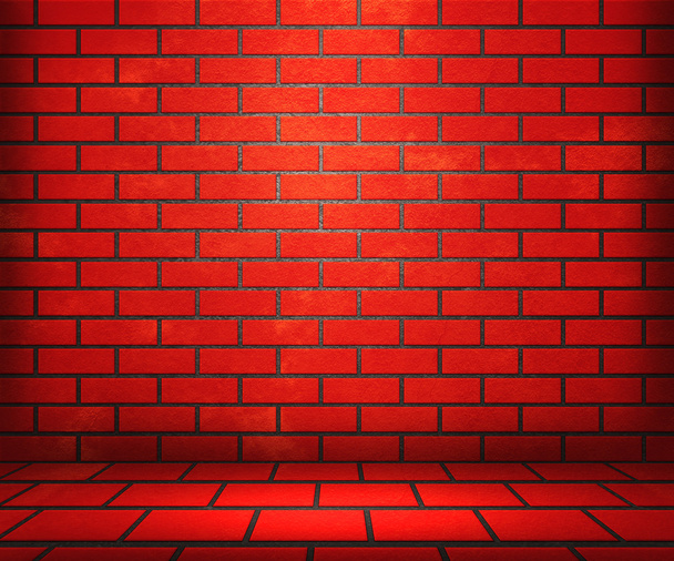 Red Brick Stage Background - Photo, Image