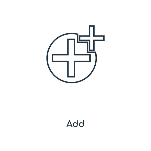 aggiungere icona in stile di design alla moda. aggiungere icona isolata su sfondo bianco. aggiungere icona vettoriale semplice e moderno simbolo piatto per il sito web, mobile, logo, app, UI. aggiungere icona vettoriale illustrazione, EPS10
. - Vettoriali, immagini