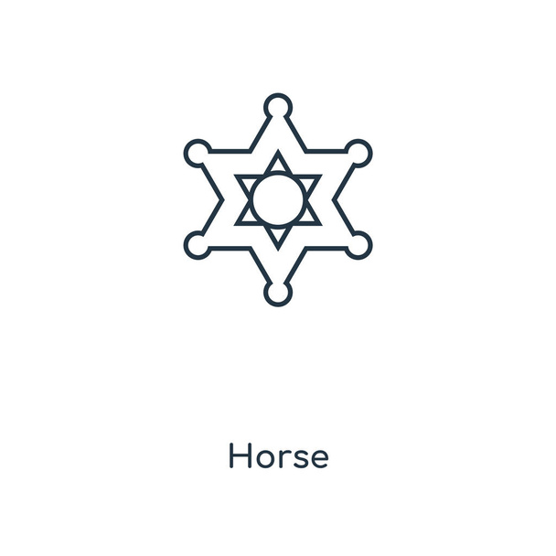 значок коня в модному стилі дизайну. значок коня ізольовано на білому тлі. кінь вектор значок простий і сучасний плоский символ для веб-сайту, мобільного, логотипу, додатка, інтернету. кінь значок Векторна ілюстрація, EPS10
. - Вектор, зображення