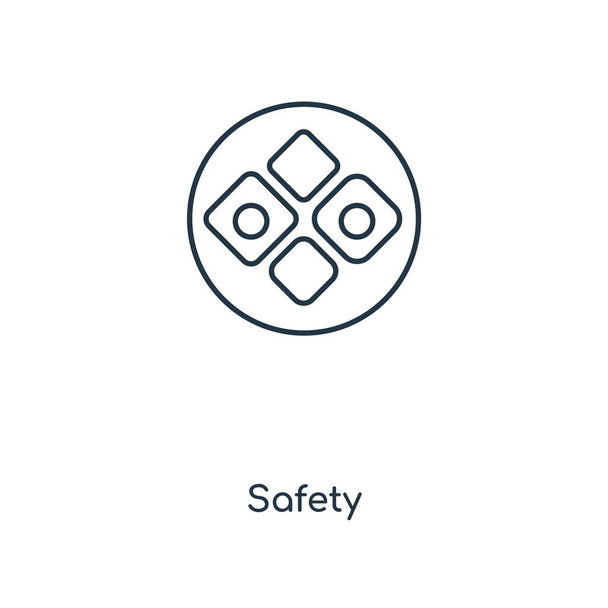 значок безпеки в модному стилі дизайну. значок безпеки ізольовано на білому тлі. вектор безпеки простий і сучасний плоский символ для веб-сайту, мобільного, логотипу, програми, інтернету. значок безпеки Векторна ілюстрація, EPS10
. - Вектор, зображення