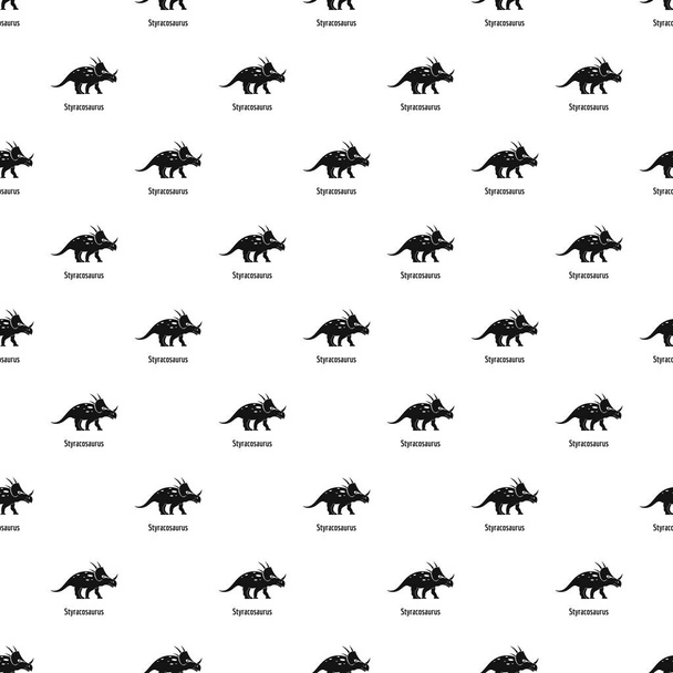 Styracosaurus pattern seamless vector - Вектор, зображення