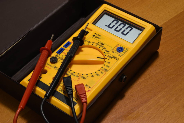 a digital multimeter: An indispensable tool for electronic - Photo, Image
