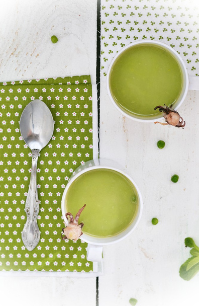 green pea soup - Foto, immagini