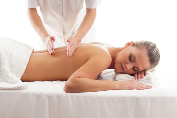 Young attractive woman getting spa treatment - Fotó, kép