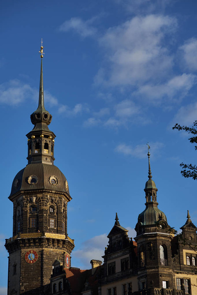 Landmarks of Saxony Germany - elegant baroque city Dresden, popular touristic attraction - Foto, Bild