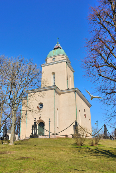Helsinki. Church in Suomenlinna - Fotoğraf, Görsel