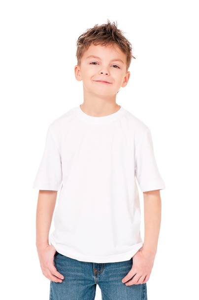 T-shirt on boy - Fotoğraf, Görsel