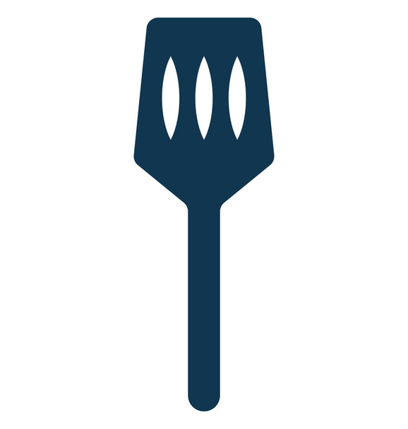 Skimmer Spoon Isolated Vector icon which can be easily modified or edit - Vector, Image