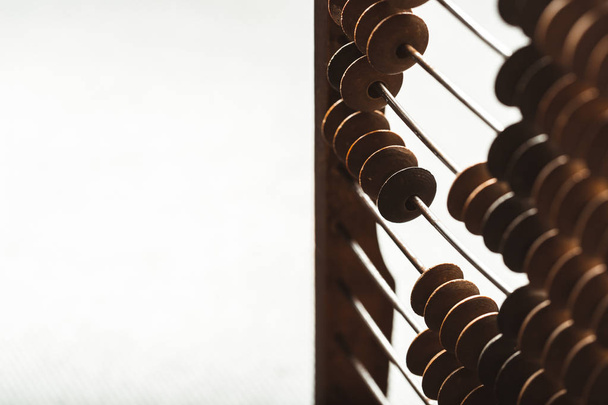  close up of wooden Vintage abacus - Фото, зображення