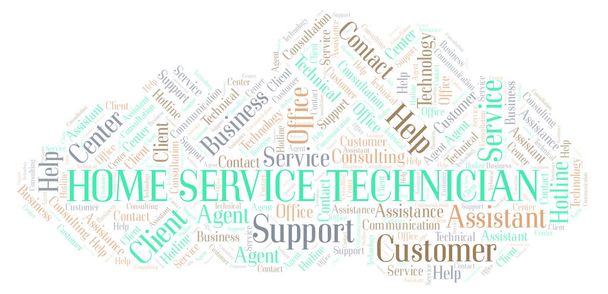 Accueil Service Technicien word cloud. Wordcloud fait avec du texte seulement
. - Photo, image