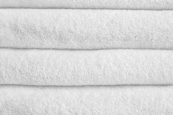 Empilement de serviettes propres, gros plan
 - Photo, image