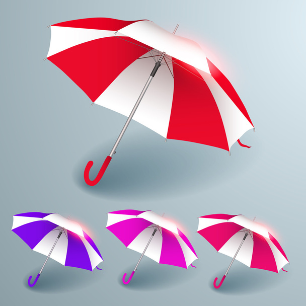 Ομπρέλες σημάδια. Διάνυσμα σύνολο - Διάνυσμα, εικόνα