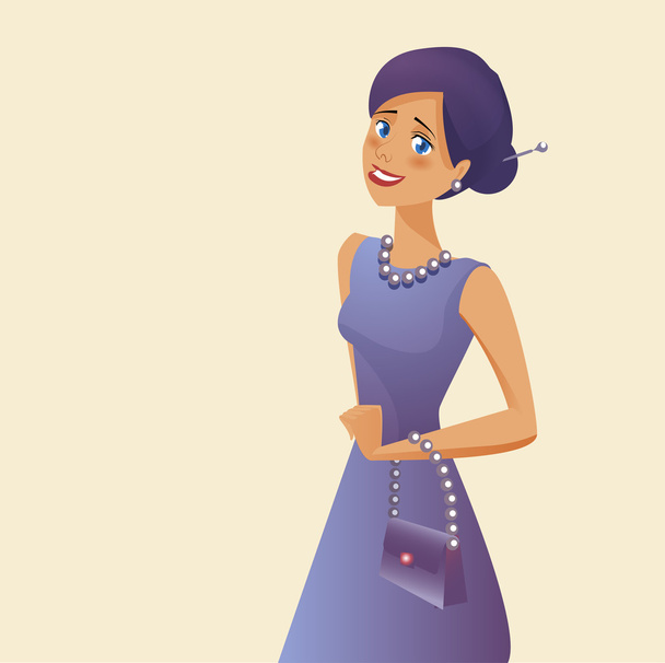 Vector illustration of woman - Vector, Image