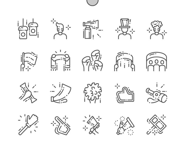 Spirit Well-crafted Pixel Perfect Vector Thin Line Icons 30 2x Grid for Web Graphics and Apps  - Vector, Image
