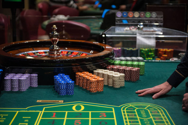 Έννοια του καζίνο, τα τυχερά παιχνίδια και ψυχαγωγία - Φωτογραφία, εικόνα