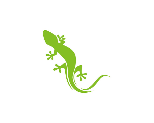 Gecko vihreä logo vektori - Vektori, kuva