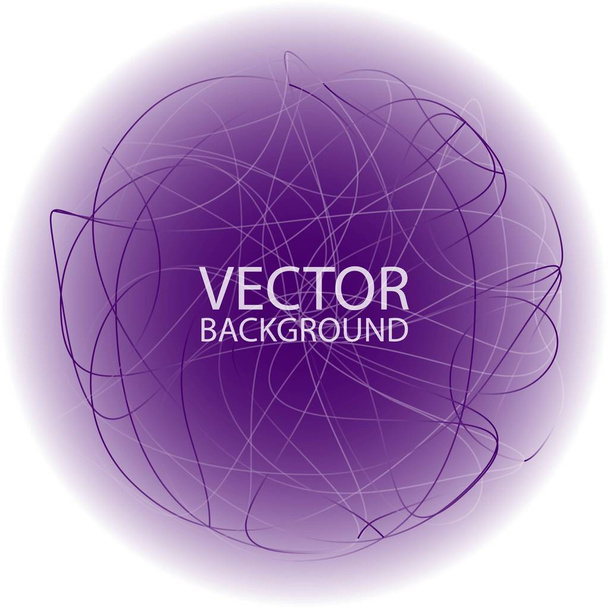 Creative abstract geometric background with glossy circles. Vector - Vektör, Görsel