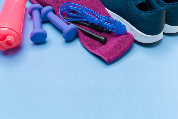 Sports Fitness concepts with Gym equipment - Фото, зображення