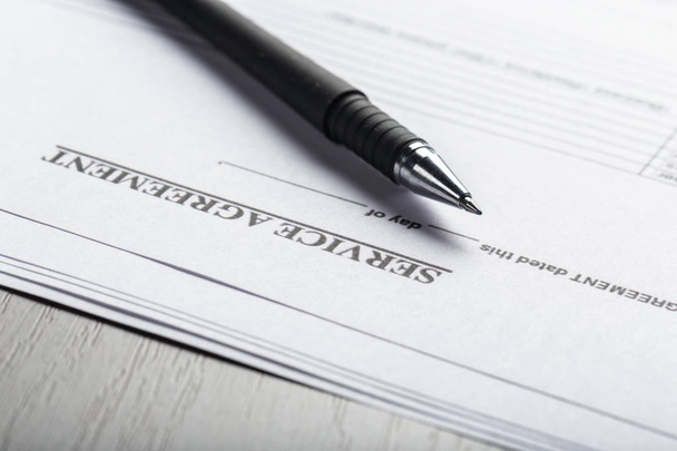 Lease or Rental agreement document - Foto, Imagen