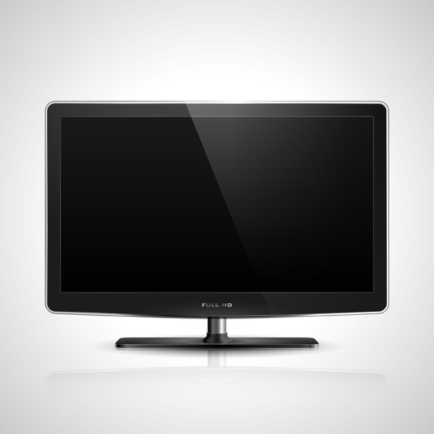 HD TV - Vector, Image