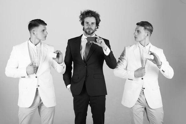 Group of businessmen wearing formal suits - Fotografie, Obrázek