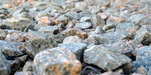 Crushed granite and gravel gravel gravel for game design. - Φωτογραφία, εικόνα