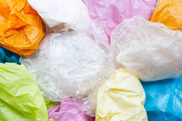 Colorful of plastic bags - Фото, зображення