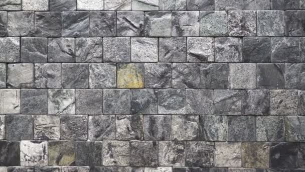 Granite Stone texture on wall background - Footage, Video