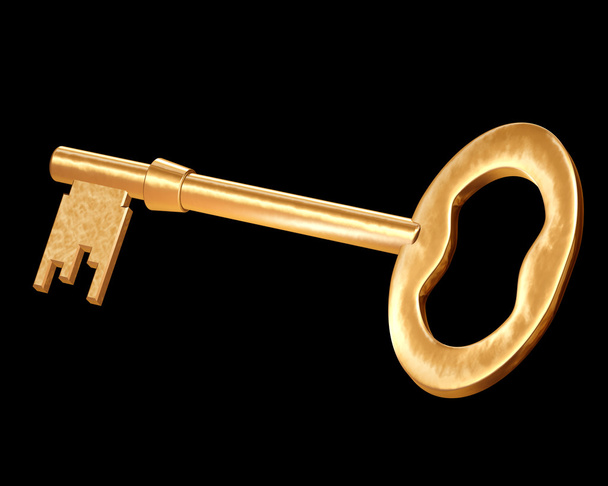 gouden sleutel - Foto, afbeelding