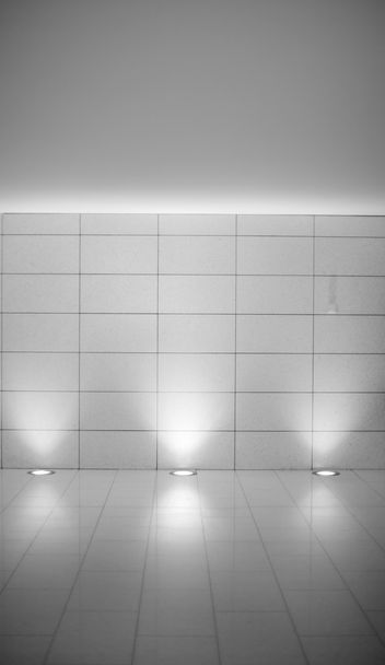 Egy földalatti metró folyosón falak - Fotó, kép