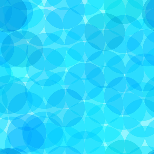 Abstract round motif geometric polka dot seamless pattern background Vintage teal blue turquesa decoração Textile print, web page fill. Ilustração vetorial
 - Vetor, Imagem