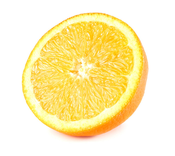 healthy food. sliced orange isolated on white background - Photo, image
