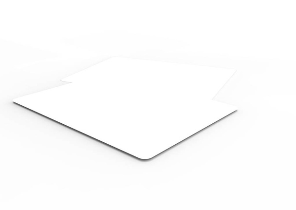 Prázdné listy na bílém - Fotografie, Obrázek