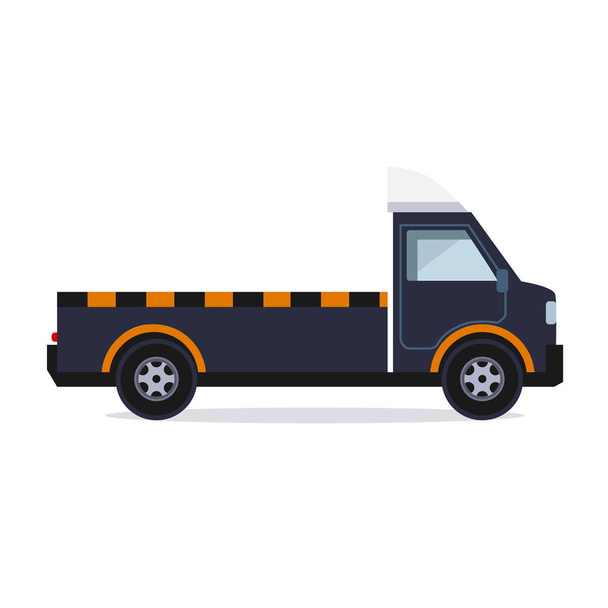 Truck for transportation faulty and emergency cars - Vector, imagen