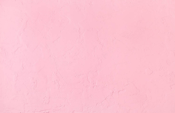 Cloth textured plastered pink background - Foto, imagen