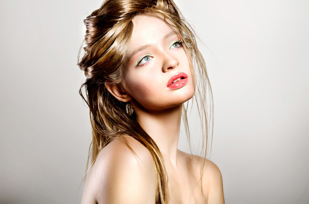 Portrait of young blonde lady - Fotografie, Obrázek