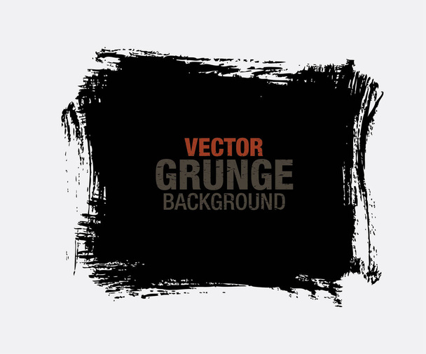 Grunge czarne tło - Wektor, obraz