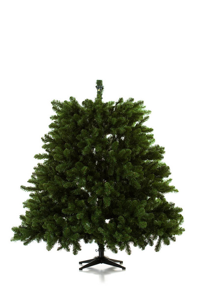 16 serie di immagini di un albero di Natale artificiale in fase di realizzazione, compresi i regali. - Foto, immagini