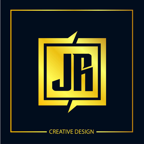 Initial Letter JR Logo Template Design Vector Illustration - Vector, Image