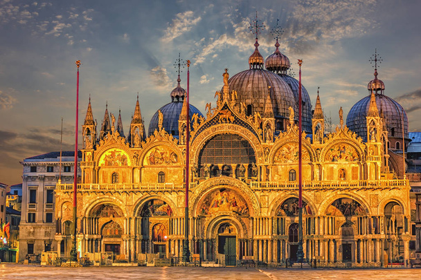 The Patriarchal Cathedral Basilica of Saint Mark in Venice, Italy - Photo, Image