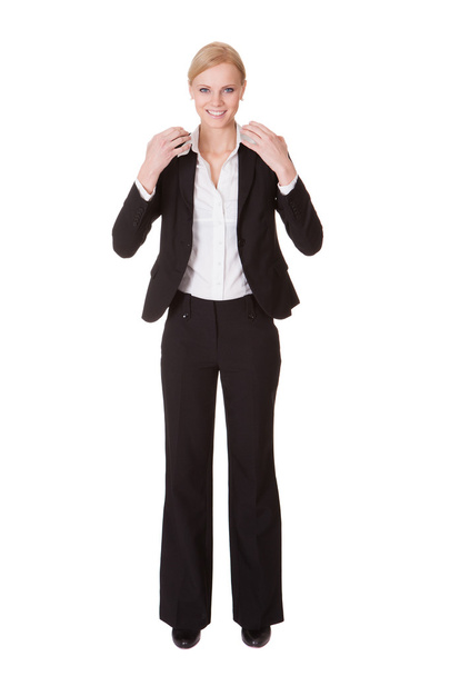 Businesswoman supporting with her shoulders - Photo, Image