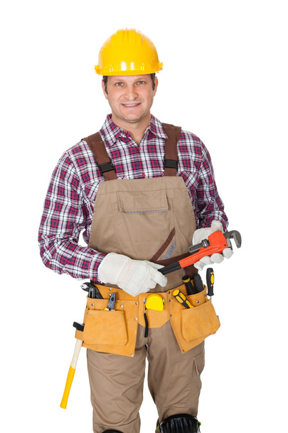 Portrait of construction worker - Φωτογραφία, εικόνα