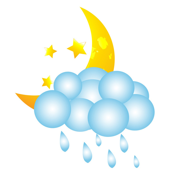 weather icons - Vector, Imagen