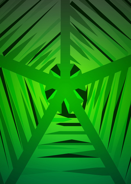 zelené geometrické webové struktury vektor - Vektor, obrázek
