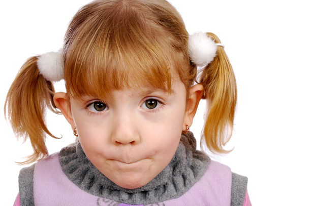 Confused little girl - Foto, Imagem