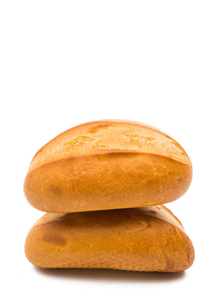 Французская булочка на белом фоне
 - Фото, изображение