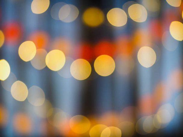 kleurrijke bokeh abstracte achtergrond, mooi glanzend lichten van Kerstmis - Foto, afbeelding