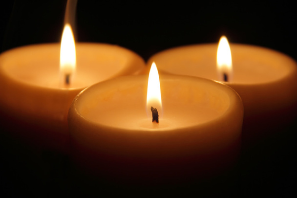 Burning candles - Foto, Imagem